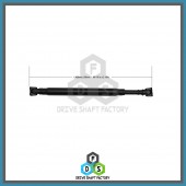 Rear Propeller Drive Shaft Assembly - 100-00350