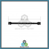 Front Propeller Drive Shaft Assembly - DSF197