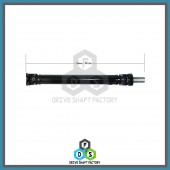 Front Section of the Rear Propeller Drive Shaft Assembly - 100-00059