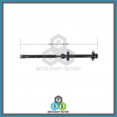 Middle & Rear Sections of the Rear Propeller Drive Shaft Assembly - 100-00063