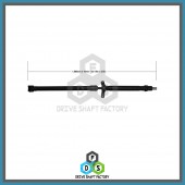 Rear Propeller Drive Shaft Assembly - 100-00587 