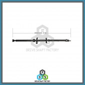 Front, Middle & Rear Sections of the Rear Propeller Drive Shaft Assembly - DSOU03