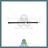 Rear Propeller Drive Shaft Assembly - 100-00371 