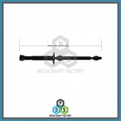 Rear Propeller Drive Shaft Assembly - 100-00595