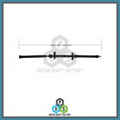 Front, Middle & Rear Sections of the Rear Propeller Drive Shaft Assembly - DSRX99