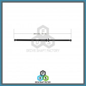 Rear Propeller Drive Shaft Assembly - DSS607