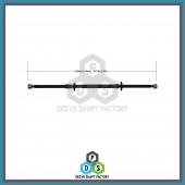 Rear Propeller Drive Shaft Assembly - 100-00402