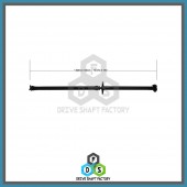 Rear Propeller Drive Shaft Assembly - DSSF07