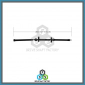 Front, Middle & Rear Sections of the Rear Propeller Drive Shaft Assembly - DSSI11
