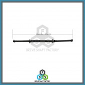 Rear Propeller Drive Shaft Assembly - DSXC16