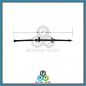 Front, Middle & Rear Sections of the Rear Propeller Drive Shaft Assembly - 100-00040